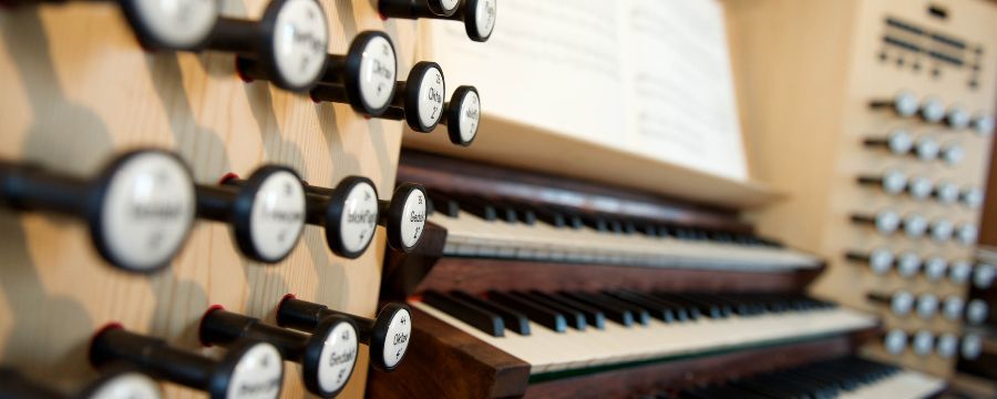 Tangenterne på orglet i Holstebro Kirke